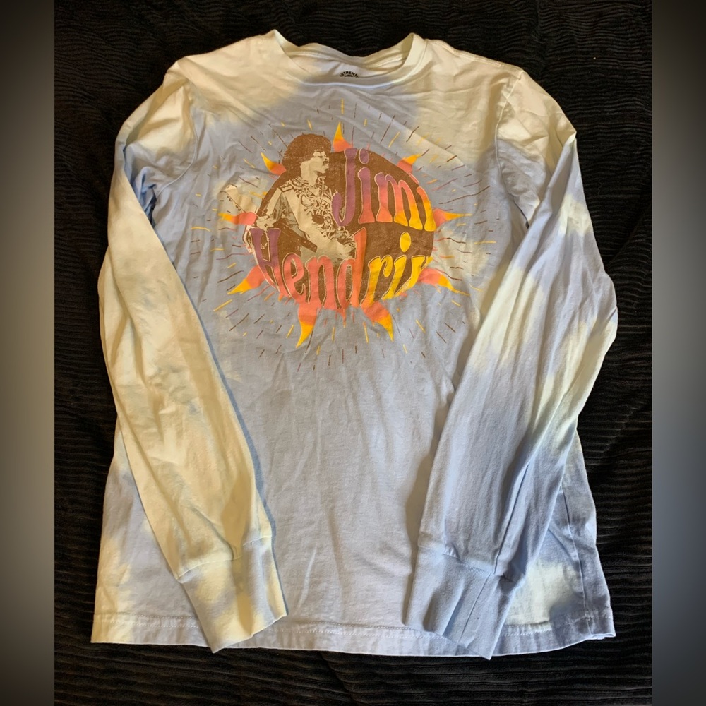 Jimi Hendrix Graphic Long Sleeve Shirt